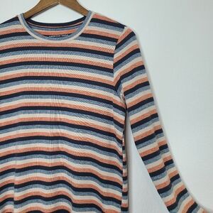 American Eagle Striped Long Sleeve Top Soft and Sexy Plush Medium